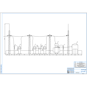Общий вид подстанции